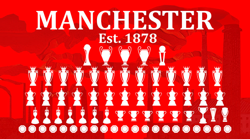 Manchester Est 1878 Large Beach Towel